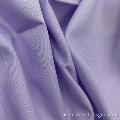 Windproof Dyed Plain Polyester Pongee Garment Fabrics